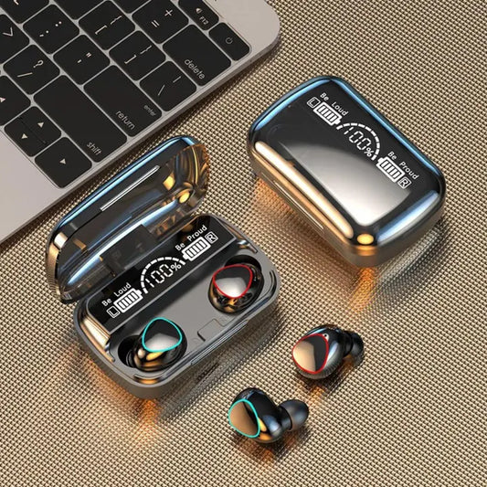 M10 Bluetooth Earbuds – Wireless Headphones with High-Quality Sound & Touch Control