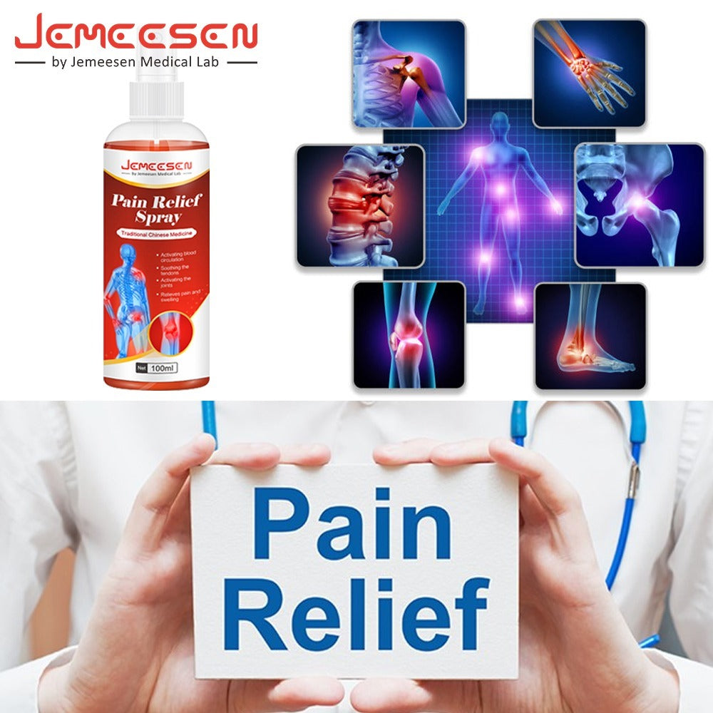 Jemeesen Instant Pain Relief Spray – For Arthritis, Muscle & Joint Pain, Sprains, and Orthopedic Use