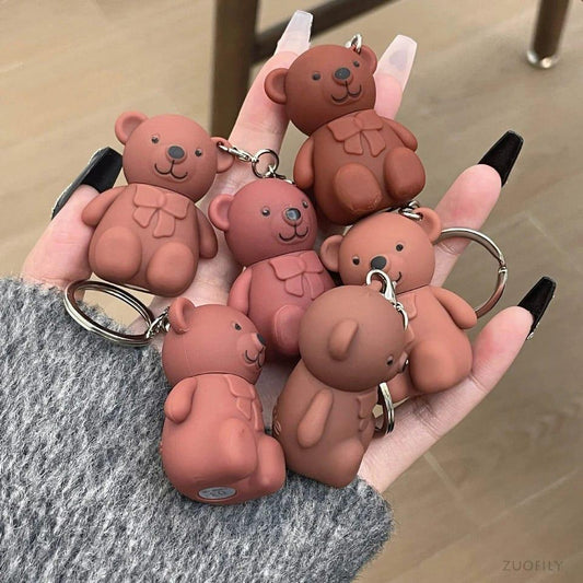 Teddy Bear Keychain Style Lip Gloss – Cute & Portable