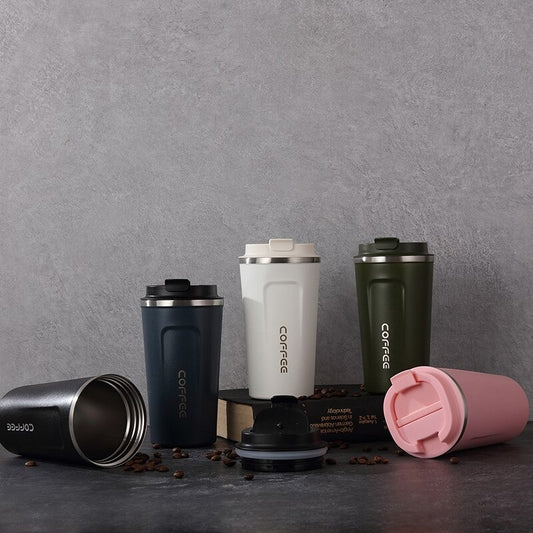 Stainless Steel Heat Preservation Coffee Mug – Random Color