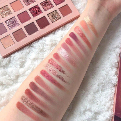 Waterproof Nude Eyeshadow Palette – 18 Matte Shades for Long-Lasting Wear