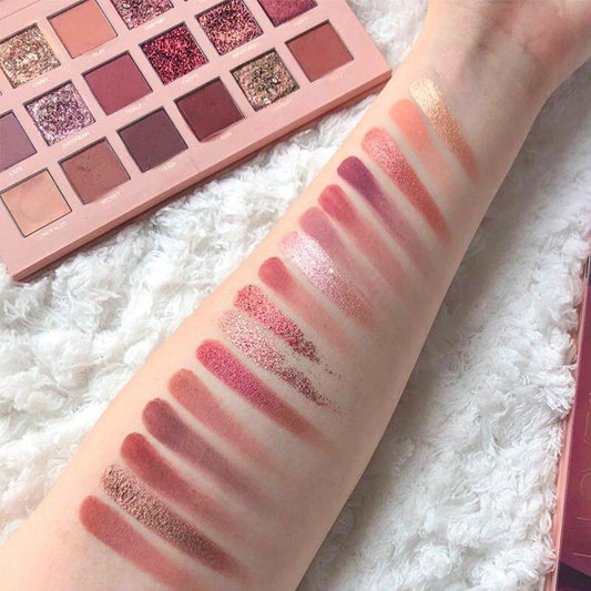 Waterproof Nude Eyeshadow Palette – 18 Matte Shades for Long-Lasting Wear