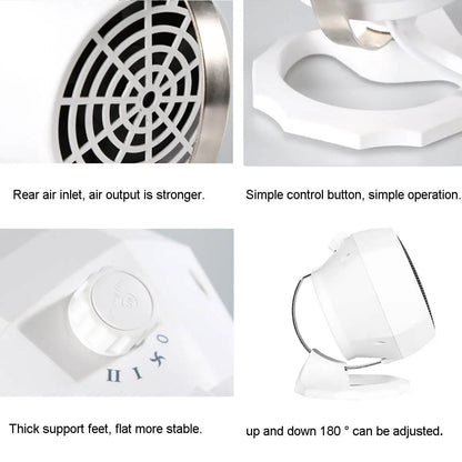 Miniature heater model WG-089.. Flexible 1800W Portable Electric Heater Fan Winter Warm Hot Fan Home Office Winter Warmer