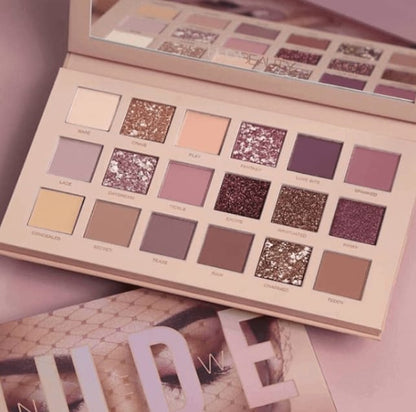 Waterproof Nude Eyeshadow Palette – 18 Matte Shades for Long-Lasting Wear