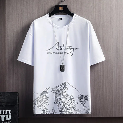 Summer white Astarya Tracksuit ( Tshirt + short) Fabric Polister - Large