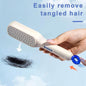 Self Cleaning Hair Brush, One-Click Cleaning Telescopic Hair Comb - Without box (Random Color)