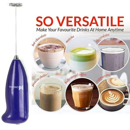 Deal pack of 2 - Electric Straw Juicer (500ml) and Coffee Beater (Random Color)