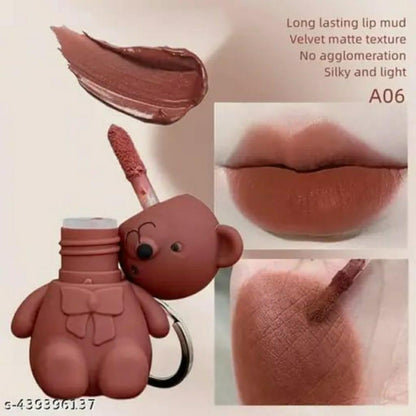 Teddy Bear Keychain Style Lip Gloss – Cute & Portable