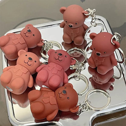 Teddy Bear Keychain Style Lip Gloss – Cute & Portable