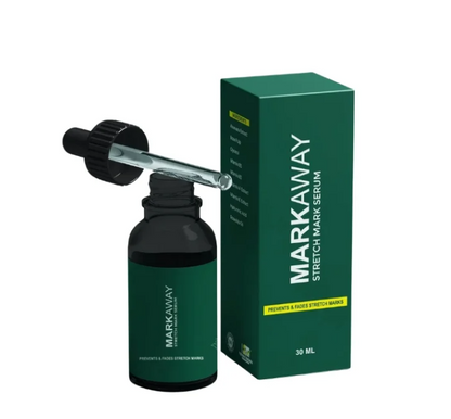 Markaway Stretch Mark Serum – Herbal Formula for Hydration, Toning &amp; Dark Spot Correction (30ml)