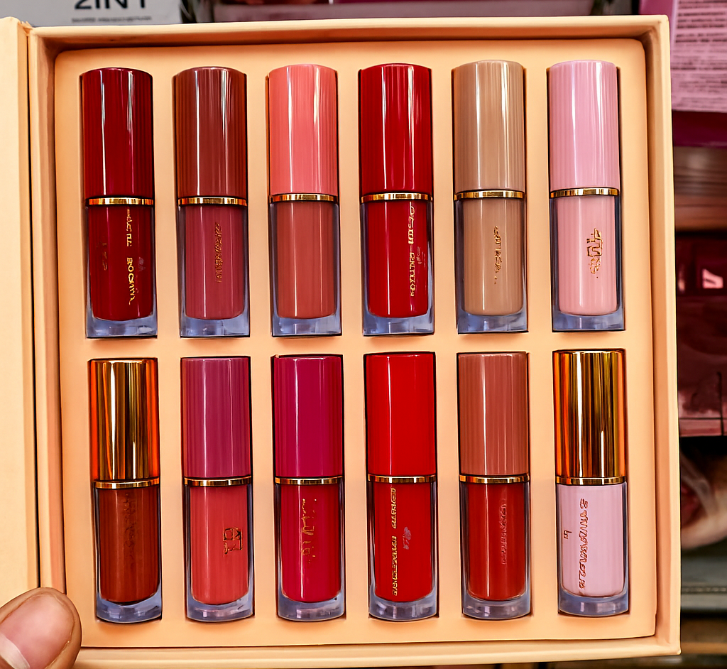 Crazy Girl “Thanks for the Love” Lip Gloss Set – 12 in 1 Multi-Shade Collection, Smooth & Non-Sticky Finish