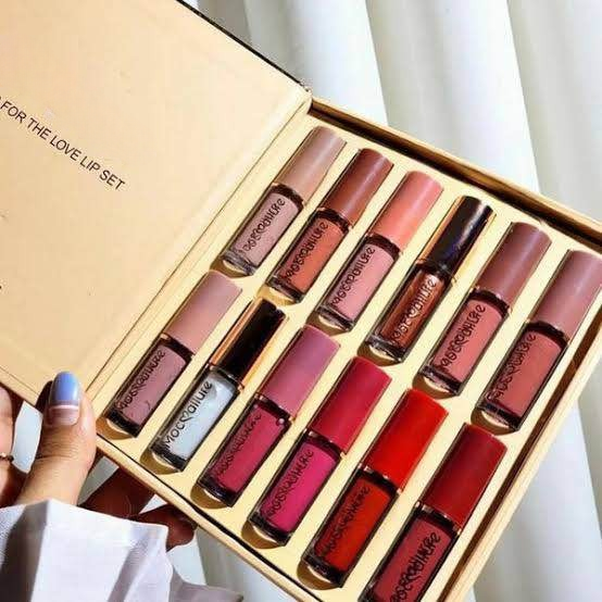 Crazy Girl “Thanks for the Love” Lip Gloss Set – 12 in 1 Multi-Shade Collection, Smooth & Non-Sticky Finish