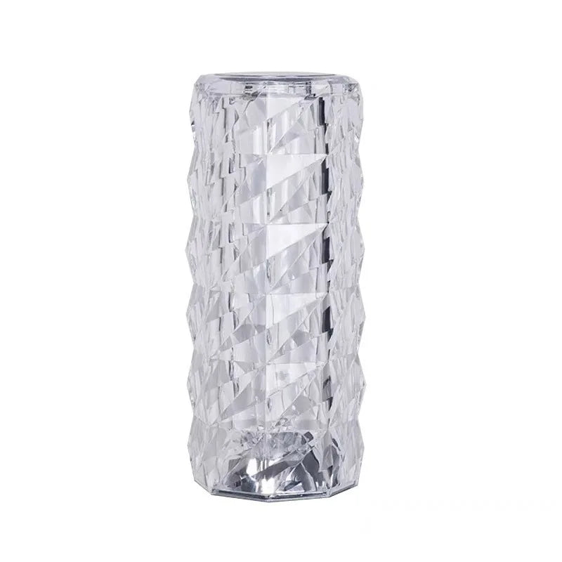 16 Colors Diamond Rose Crystal Lamp Bedside Acrylic Table Lamp | Led Diamond Touch Lamp With Remote