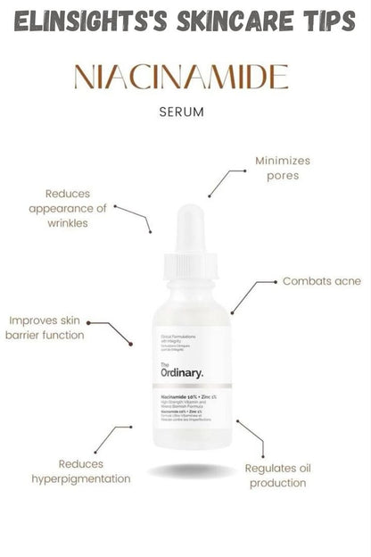 Niacinamide 10% + Zinc 1% Serum – 30ml | Oil Control, Pore Care & Blemish Reduction
